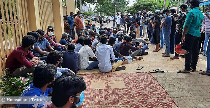 යුද්ධයෙන් මියගියවුන් සිහිකිරීමේ ස්මාරකය කඩාබිඳ දැමීමට එරෙහි හර්තාල්වලට මුස්ලිම් ජනතාවගේත් සහාය