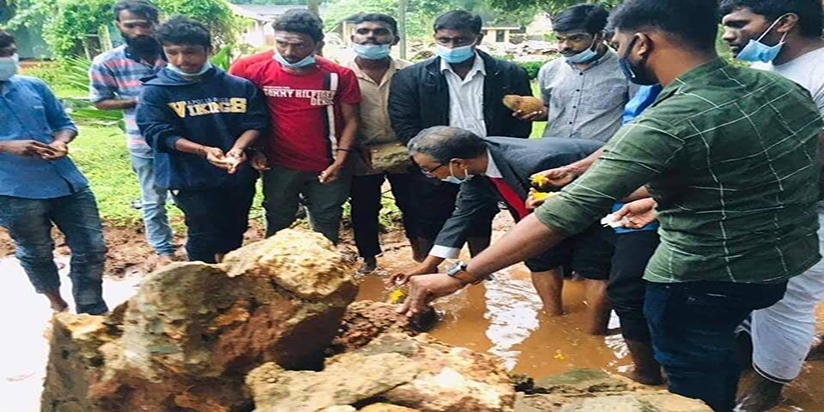 කඩා දැමූ මළවුන්ගේ ස්මාරකය යළි ඉදිවේ