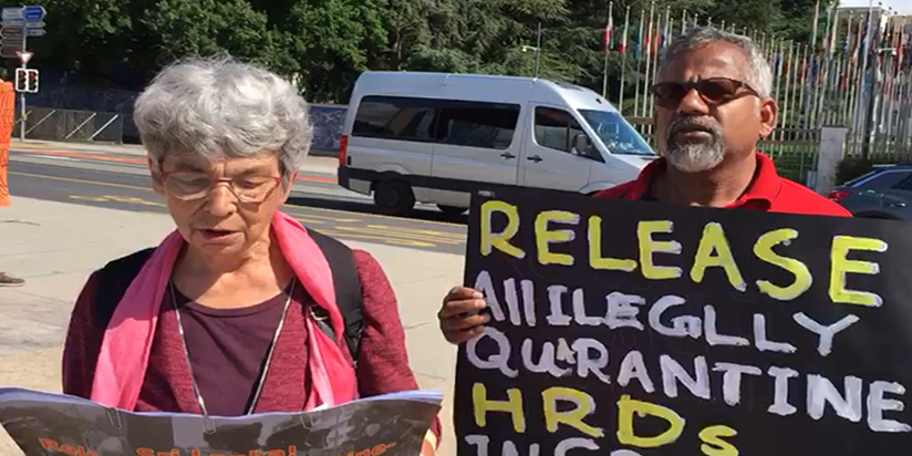 මෙය පැහැදිලිවම දේශපලන උවමනාවන් වෙනුවෙන් නිරෝදායන රෙගුලාසී අවභාවිතා කිරීමක්
