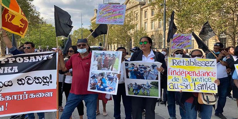 මර්දනයට එරෙහි ප්‍රංශයේ විරෝධතා