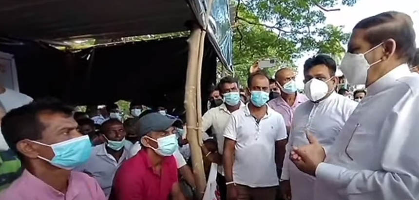 මහින්දානන්ද නියරක ඇවිද නැති බව මෛත්‍රිපාල කියයි