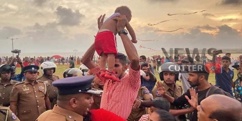 රනිල් රාජපක්ෂගේ පොලිස් මැරයෝ  මහජනතාවගේ නිදහස උල්ලංඝනය කරයි.