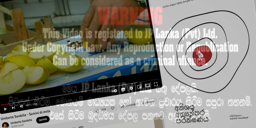 පවන් අංජන – ඇපල් ඇට – බුද්ධිමය දේපල අයිතිය